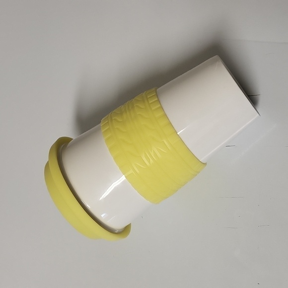 Off white Ceramic Coffee mug with Silicone Top 10oz - Picture 8 of 9